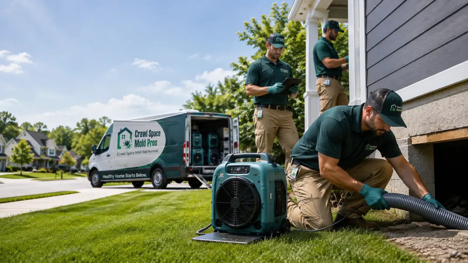 Crawl Space Mold Removal in Wentworth, NH